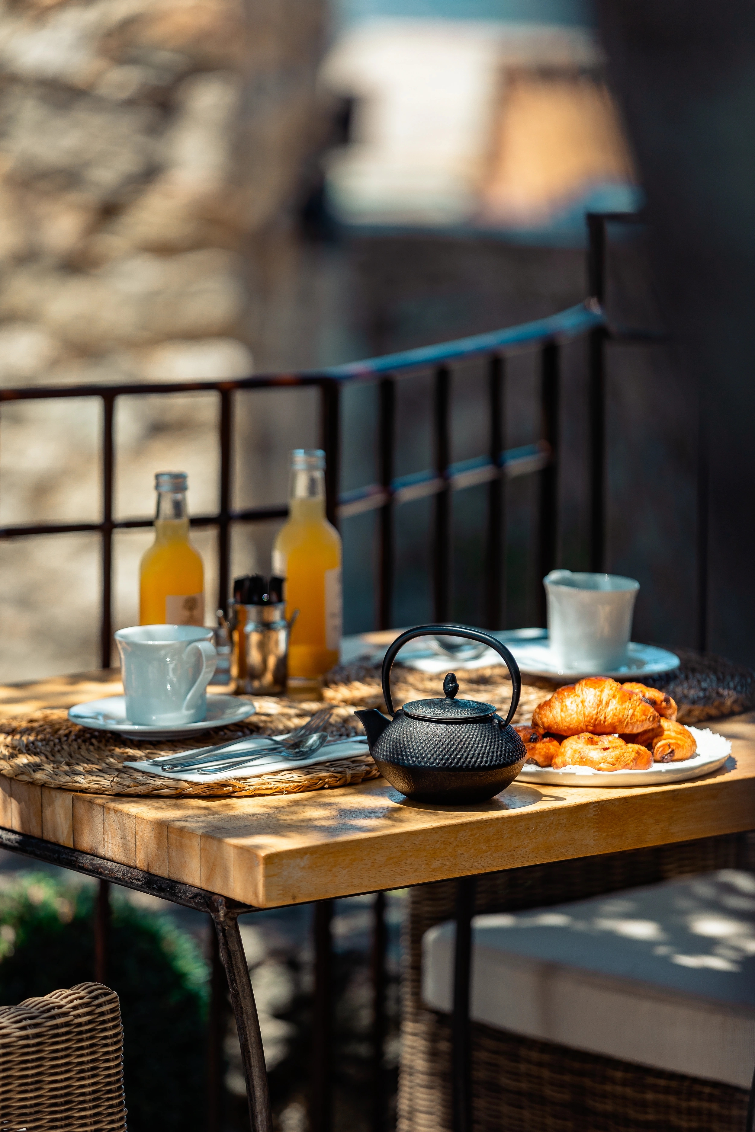 Le petit-déjeuner fait maison de l'hôtel Case latine à Lama 