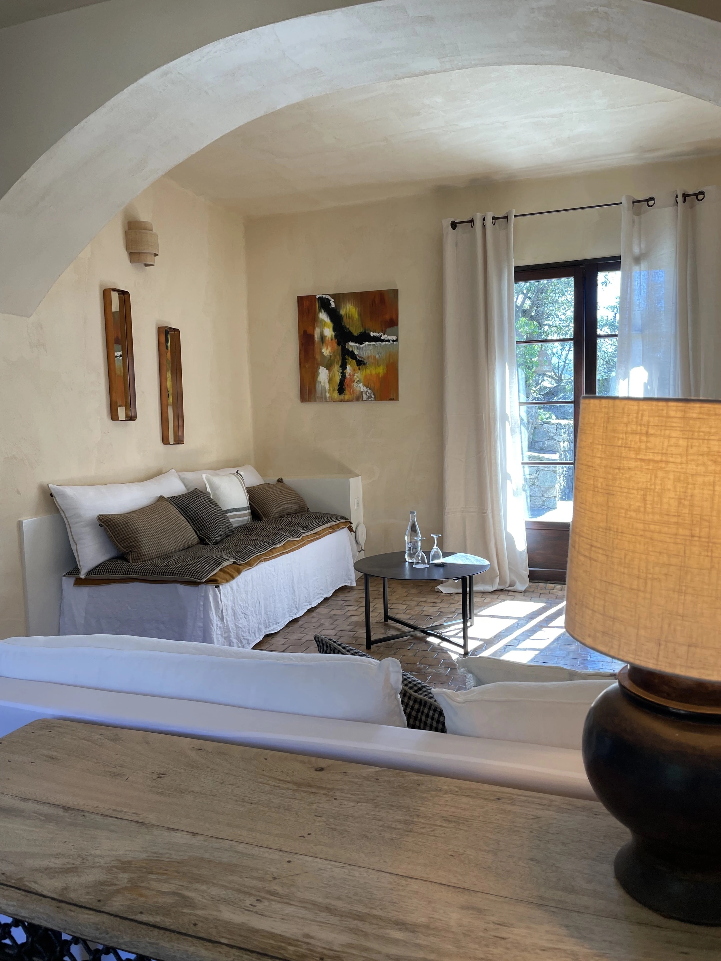 Le salon de la location Pietra à Lama en Balagne