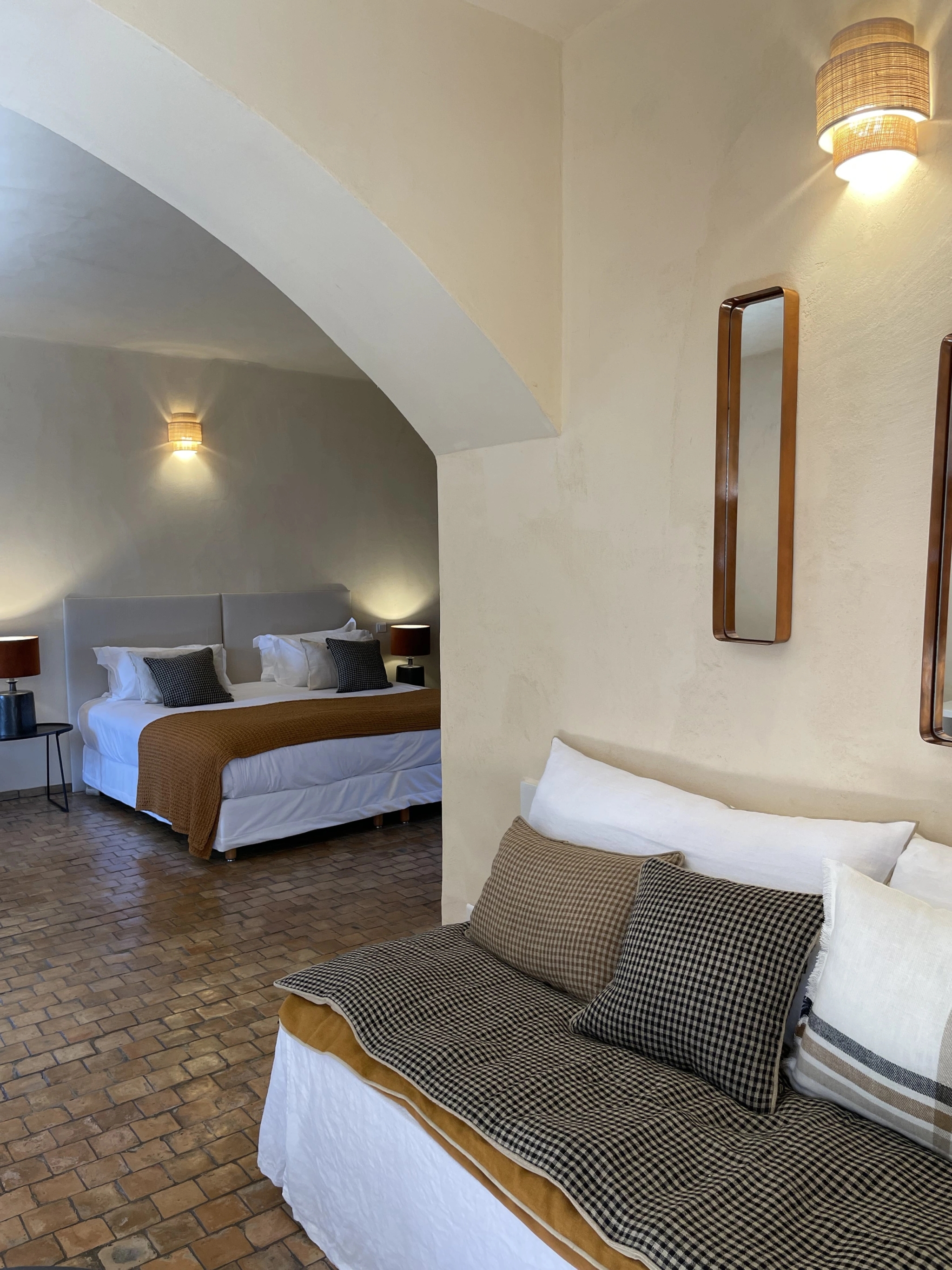 La chambre de la location Pietra à Lama en Balagne