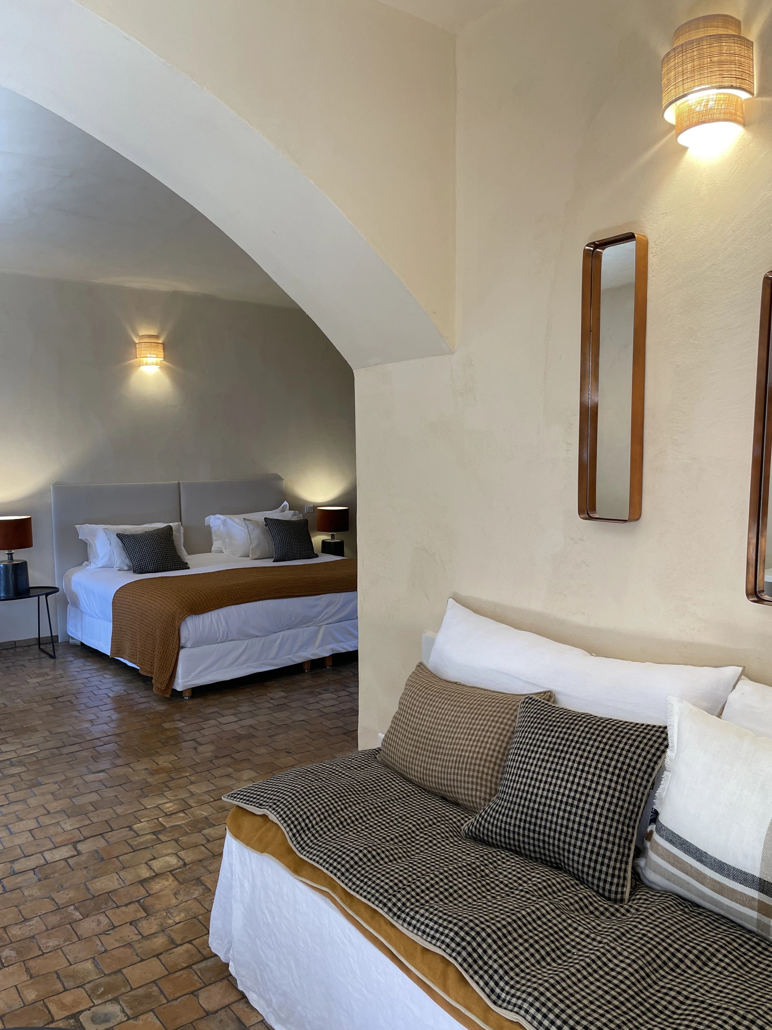 La chambre de la location Pietra à Lama en Balagne