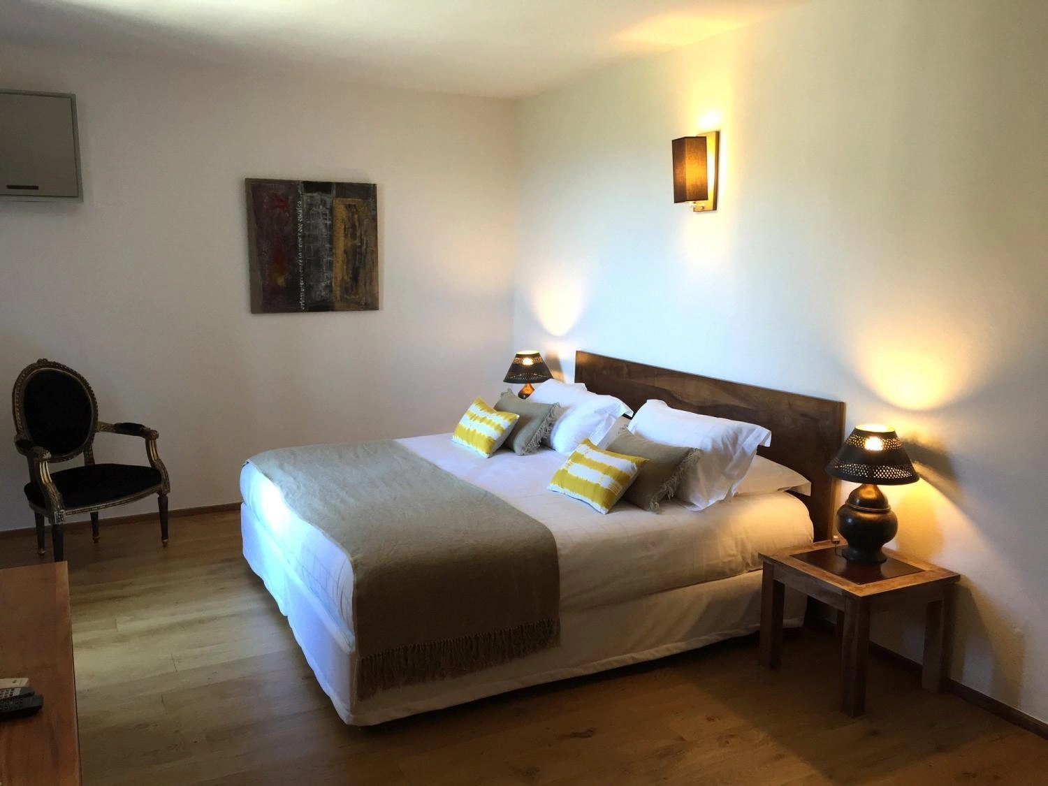 Les chambres douillettes de l'hôtel Case Latine en Corse