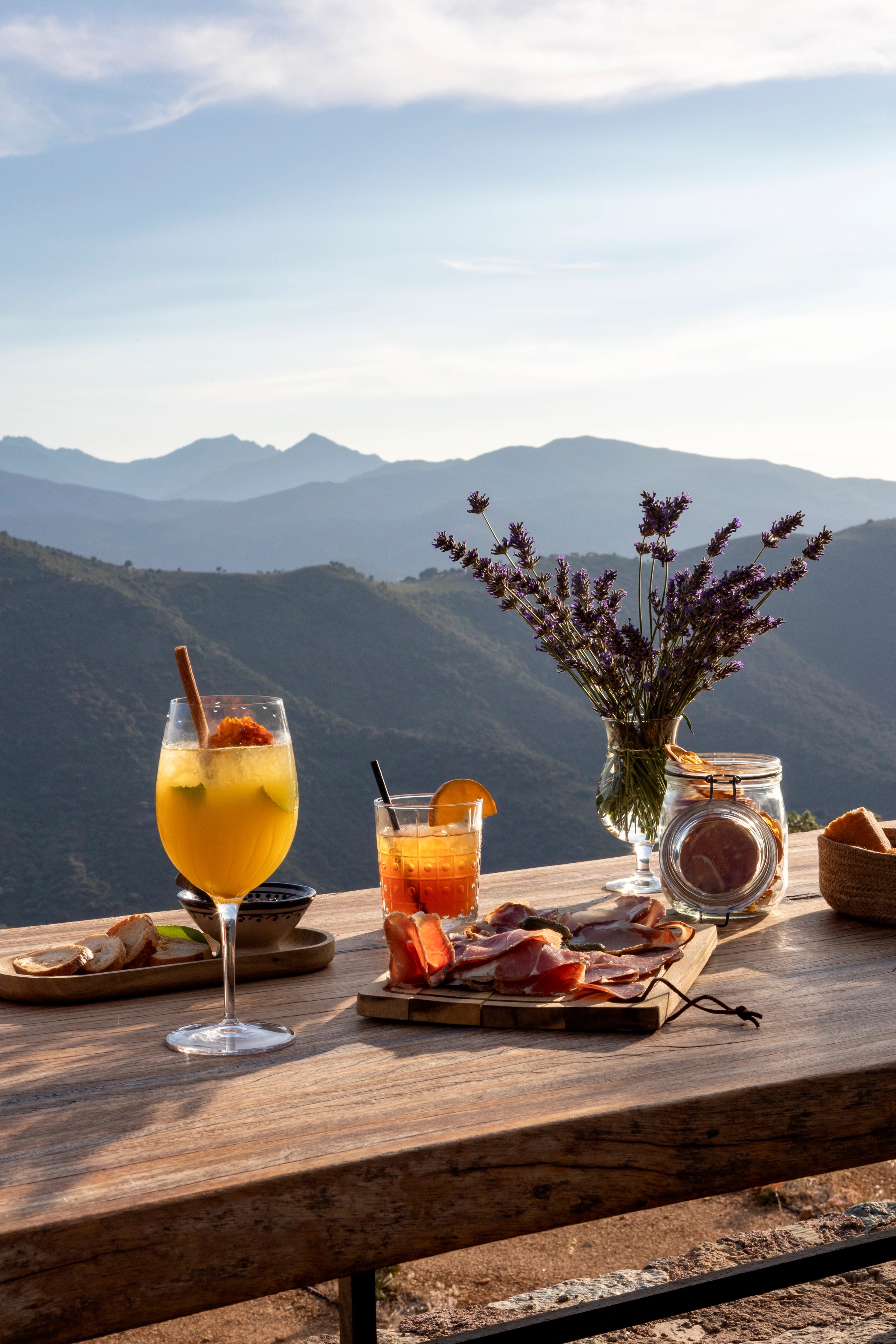 Bar avec vue à Lama en Balagne