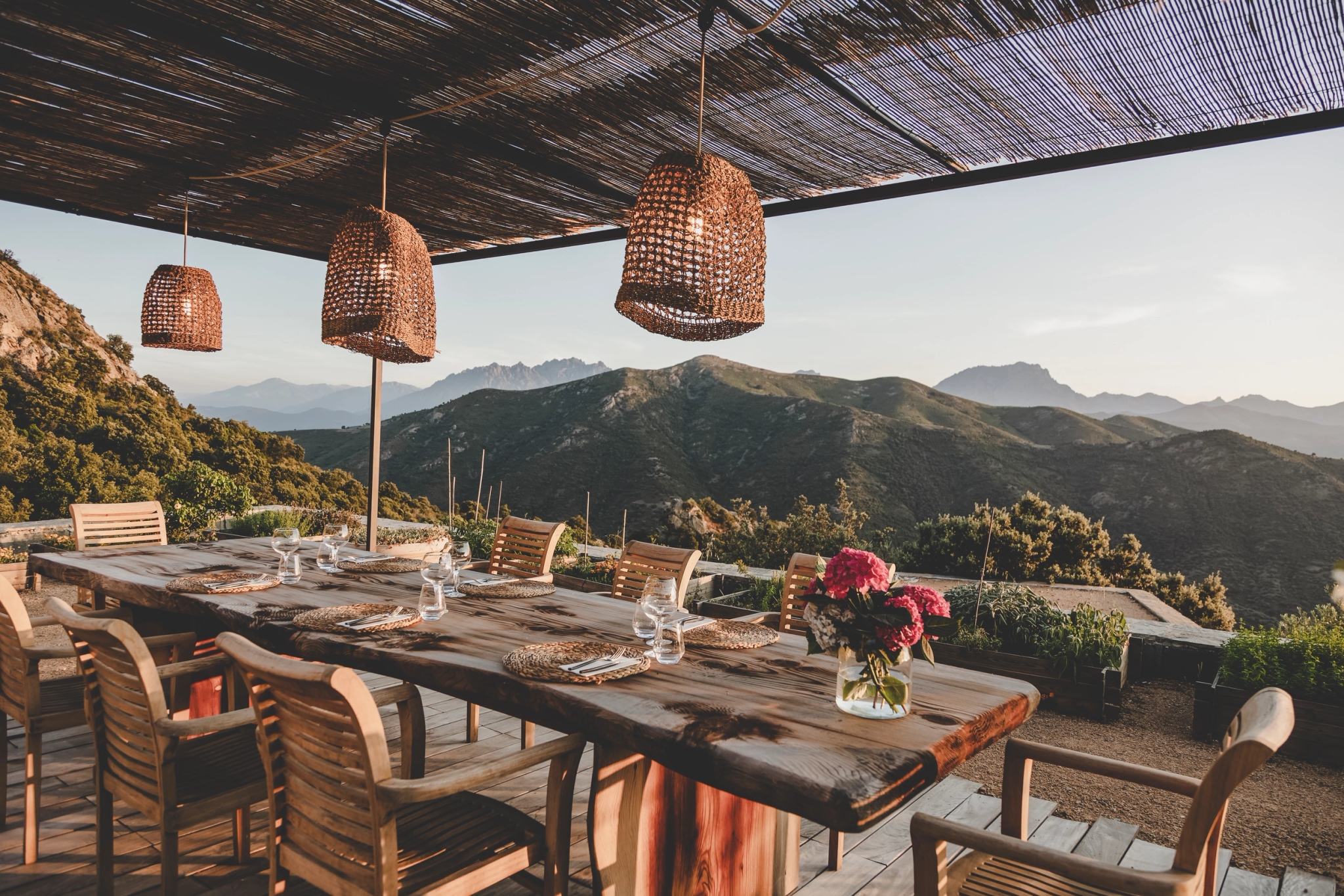 restaurant intime et cuisine authentique au Suspesu à Lama en Balagne