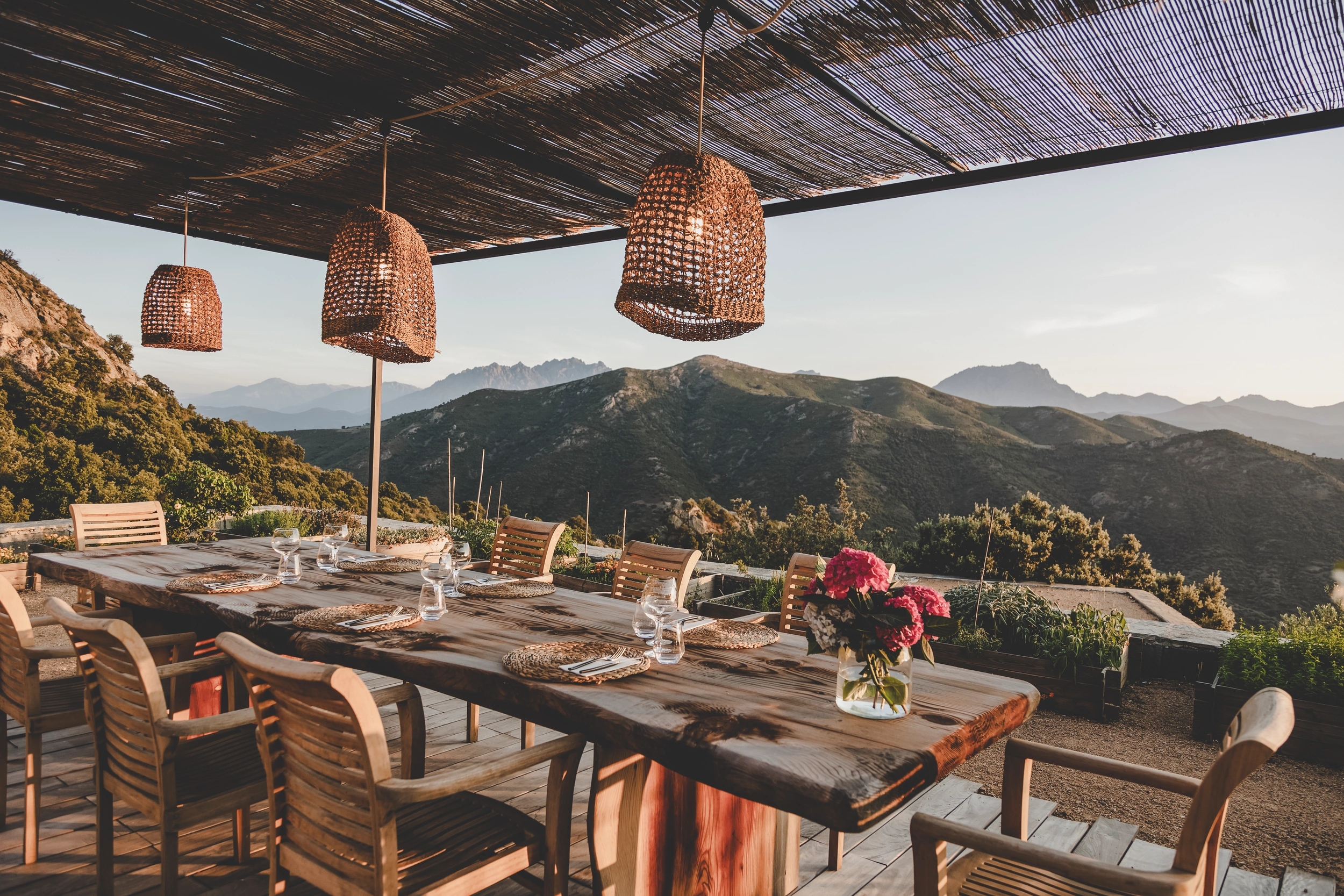 restaurant intime et cuisine authentique au Suspesu à Lama en Balagne