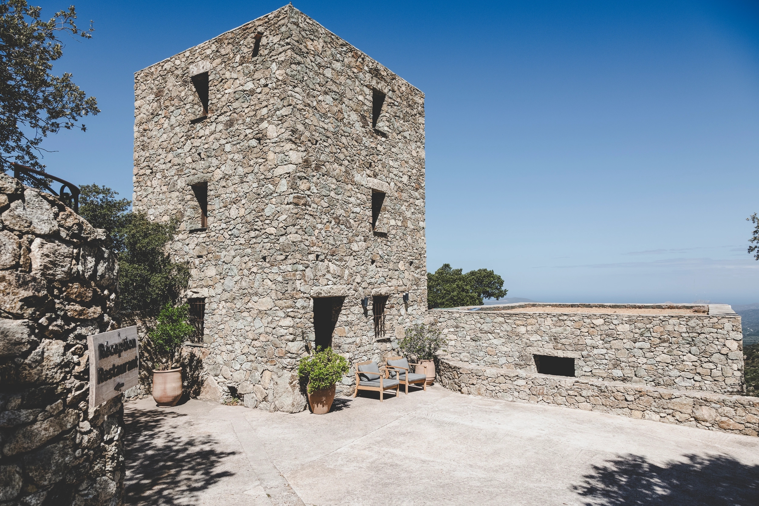 L'hôtel de charme à l'allure médiévale Case Latine à Lama en Balagne