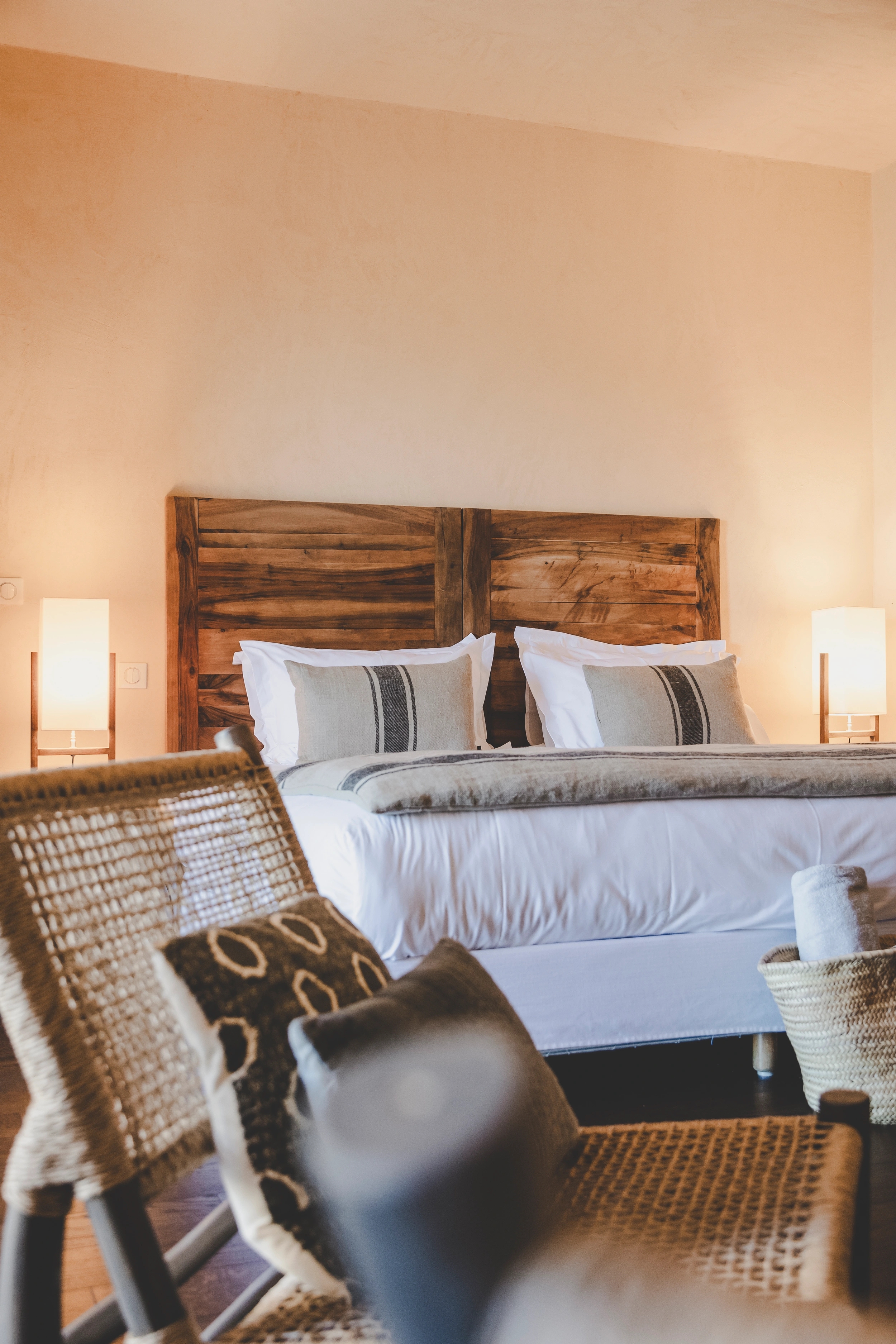 Les chambres à la location à l'hôtel Case Latine à Lama